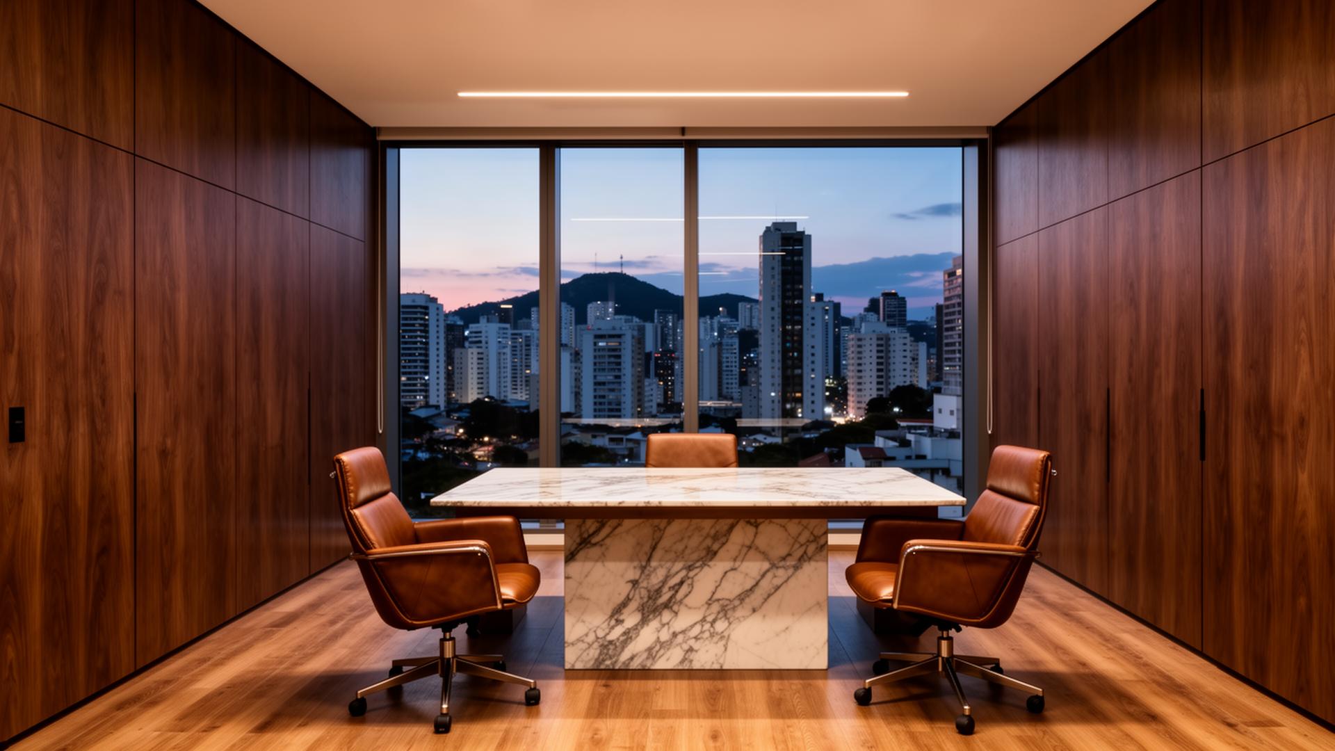 Sala de atendimento da Asserth Corretora de Seguros
